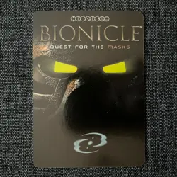 LEGO Bionicle TCG Quest For The Masks #205 MISSION CARD 1st Edition FOIL - Image 2