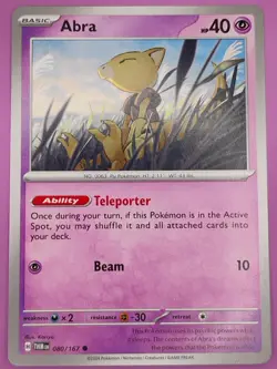 Abra 080/167 Twilight Masquerade Regular Finish Pokemon Card - Image 1