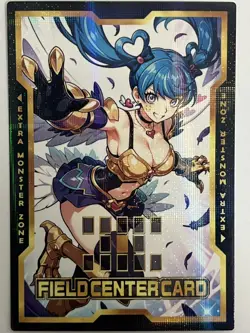 Harpie Lady Girl (Blue Angel) Yugioh Field Center Foil Card Holo Anime Waifu - Image 1
