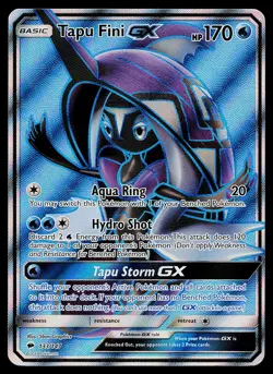 Pokemon Card Burning Shadows Tapu Fini GX 133/147 Rare Ultra - Image 1