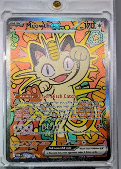Meowth Ex Perfect Order #121/088 Special Illustration Rare Pokemon Card - Image 1