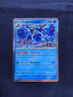 Pokemon: Stellar Crown Staff Prerelease Promo: Crabominable 134 - Image 1