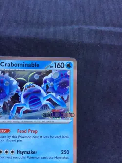 Pokemon: Stellar Crown Staff Prerelease Promo: Crabominable 134 - Image 4