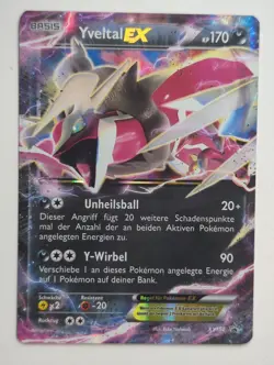 Yvetal EX Black Star Promo XY150 Deutsch NM Pokemon - Image 1