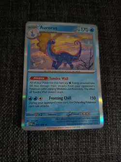 Pokemon Sealed Aurorus 024/088 - Cosmo Holo - Perfect Order Stamped Promo - Image 1