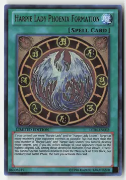 Yugioh - Harpie Lady Phoenix Formation LC04-EN002 Limited - Ultra Rare - Image 1
