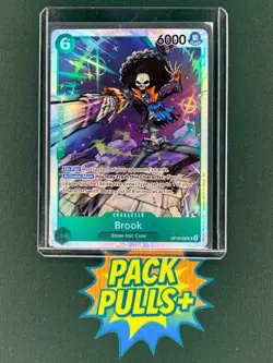 (4x) Brook SR OP15-032 Super Rare Adventure on Kami's Island Play Set One Piece - Image 2
