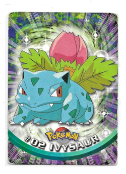 Ivysaur #2 Topps Trading Cards Series 1 Pokemon Light Played - Image 1