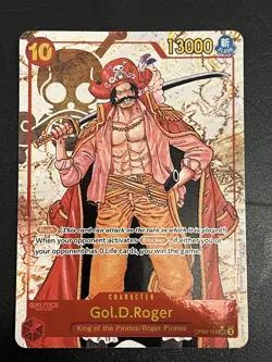 OP09-118 Gol D Roger SEC Alt Art One Piece Card Game TCG English - Image 1
