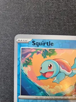 Squirtle Reverse Pokemon Center Stamped Promo 007/165 Pokemon Card NM - Image 2