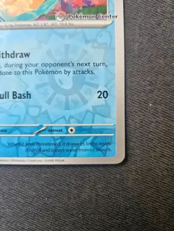 Squirtle Reverse Pokemon Center Stamped Promo 007/165 Pokemon Card NM - Image 4