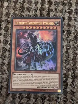 SR04-EN001 ULTIMATE CONDUCTOR TYRANNO Ultra Rare YuGiOh Card - Image 1