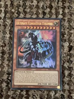 SR04-EN001 ULTIMATE CONDUCTOR TYRANNO Ultra Rare YuGiOh Card - Image 2