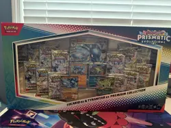 2X Pokemon Prismatic Evolutions Lucario EX and Tyranitar EX Premium Collection - Image 3