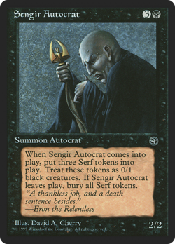 Sengir Autocrat (HP) Homelands HML Magic MTG - Image 1