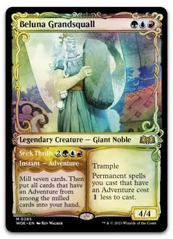 Beluna Grandsquall (Showcase) #285 (Foil) (NM) Wilds of Eldraine WOE Magic MTG - Image 1