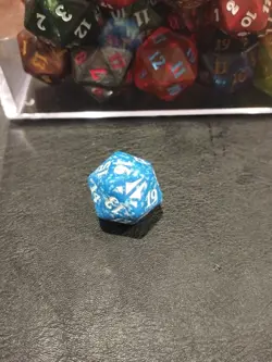 Magic MTG Spindown Counter (D20 Dice/Die) Jan 2016 'Oath Of The Gatewatch - Blue - Image 1