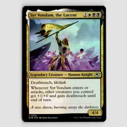 Syr Vondam, the Lucent (Foil) - EOE #232 Uncommon - NM Edge of Eternities - Image 1