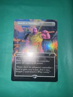 THANOS Magic the Gathering PSA Magazine Promo Swords to Plowshares Marvel - Image 1