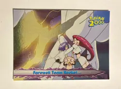 Pokemon the movie 2000 Farewell Team rocket Topps Holo - Image 1