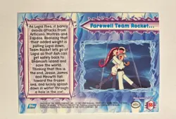 Pokemon the movie 2000 Farewell Team rocket Topps Holo - Image 2