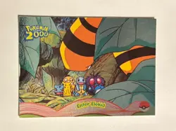 2000 Topps Pokemon The Movie Enter Elekid #4 Blue Logo - Image 1