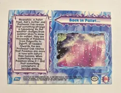 Pokemon Card - Back In Pallet... #21 The Movie 2000 Topps Silver Foil - Image 2