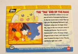 Pokemon Topps The "Tail" End of the Race 50 Pikachu's Vacation LP Silver Foil - Image 2