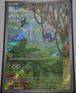 Meditite 153/142 Sv07: Stellar Crown Holo Illustration Rare English Basic HP 70 - Image 1