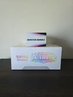 Pokemon Prismatic Evolutions Elite Trainer Box + Booster Bundle Factory Sealed - Image 5