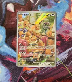 The Pokemon Company Eevee Full Art Illustration Rare Holo 188/167 SV06 - Image 1