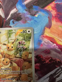 The Pokemon Company Eevee Full Art Illustration Rare Holo 188/167 SV06 - Image 4