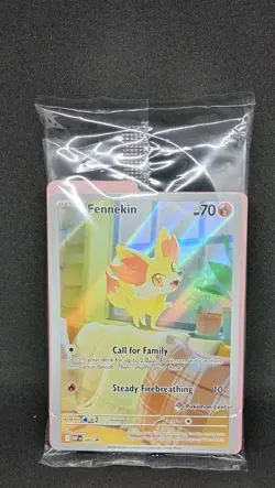 Fennekin 080 Pokemon Center Stamped Promo Chaos Rising Pokemon Center Sealed - Image 1