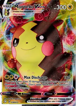 Morpeko VMAX 038/072 Holo VMAX Rare Shining Fates Pokemon NM/M - Image 1
