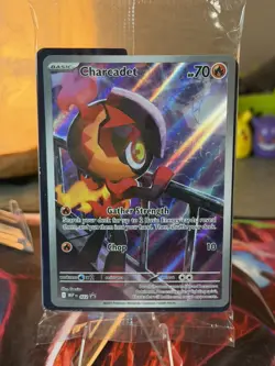 Charcadet 2025 Pokemon Phantasmal Flames #022 Black Star Promo Holo Sealed - Image 1