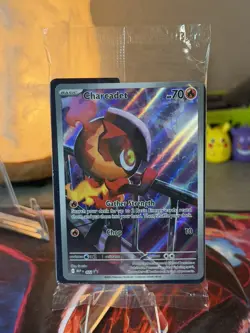 Charcadet 2025 Pokemon Phantasmal Flames #022 Black Star Promo Holo Sealed - Image 2