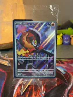 Charcadet 2025 Pokemon Phantasmal Flames #022 Black Star Promo Holo Sealed - Image 3