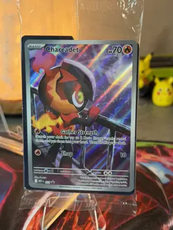 Charcadet 2025 Pokemon Phantasmal Flames #022 Black Star Promo Holo Sealed - Image 4