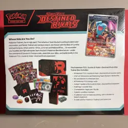 Pokemon TCG Destined Rivals Elite Trainer Box ETB - Factory Sealed - Image 2