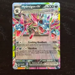 Hydreigon ex 119/191 Pokemon Surging Sparks Scarlet & Violet Double Rare Holo NM - Image 1