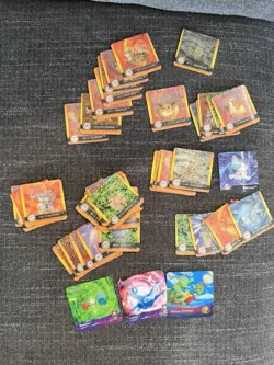 Lot of 100+ Pokemon Action Flipz Cards - Used - Image 4