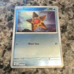 Pokemon TCG Staryu 020/088 POR Foil Basic 70HP 20 Attack 2016 - Image 1