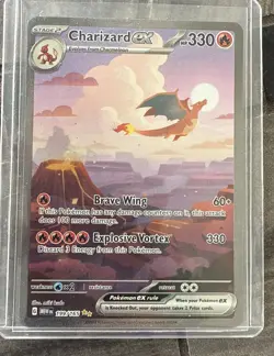 Pokemon Charizard ex Special Illustration Rare 199/165 SV151 Scarlet Violet 151 - Image 1