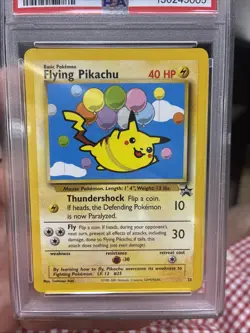 Pokemon Flying Pikachu Black Star Promo #25 PSA 9 MINT - Image 2