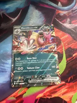 Pokemon TCG Mandibuzz Ex 139/217 Double Rare Ascending Heroes. - Image 1