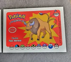 TAUROS - WHOS THAT POKEMON VINTAGE 1997 CCG - Image 1