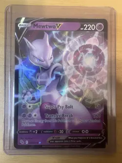 Mewtwo V 030/078 Pokemon TCG Ultra Rare Pokemon GO Near Mint - Image 1