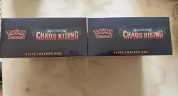 Pokemon Mega Evolution Chaos Rising Elite Trainer Box Lot of 2 New Sealed - Image 3