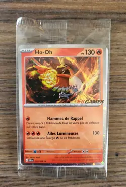 FRENCH Ho-Oh 010/086 Galaxy GameStop EB Games Promo Sealed Pokemon Chaos Rising - Image 1