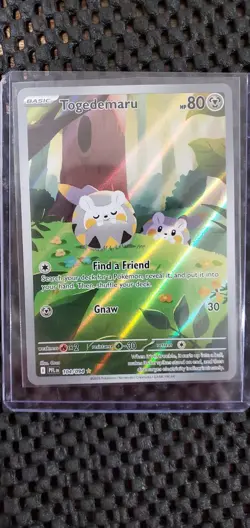 Togedemaru 104/094 - 2025 Pokemon TCG Phantasmal Flames - Full Art - Image 1